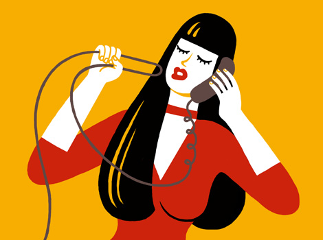Una voz en el teléfono