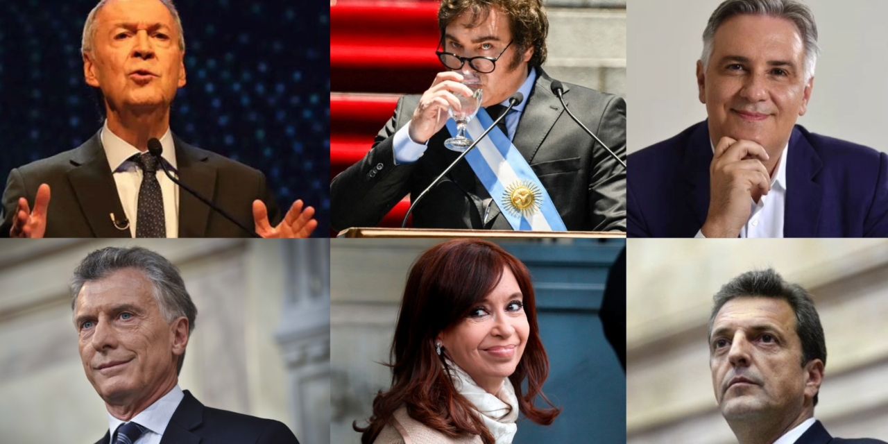 La imagen de los principales dirigentes provinciales y nacionales en 2023